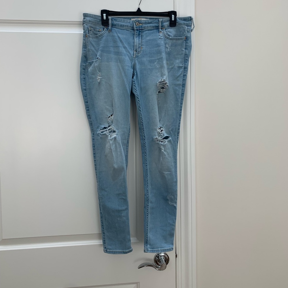 Hollister Super Low Rise Skinny Jeans